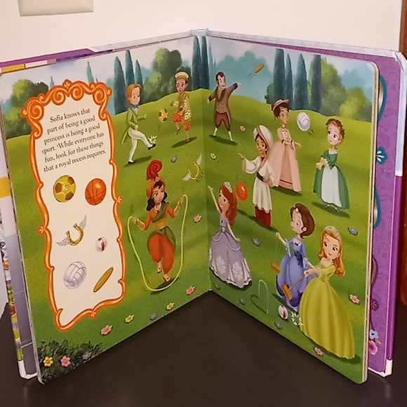 Disney Jumbo Sofia the First Learning Hardcover Book - Picture 2 of 7